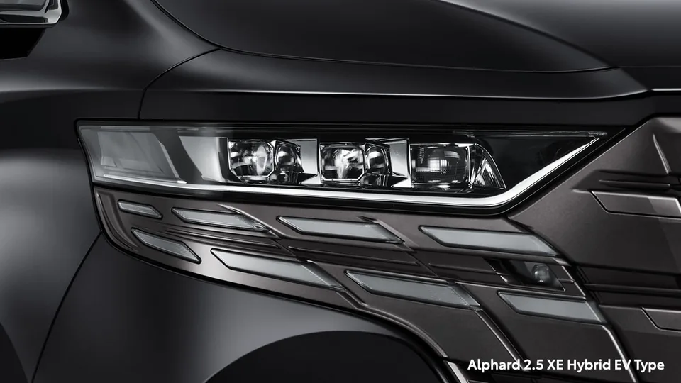 Eksterior Toyota Alphard: Sharp LED Headlamp – referensi diskon alphard 2025