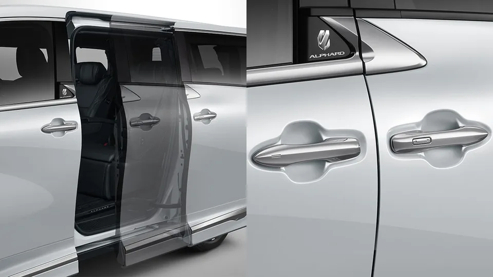 Eksterior Toyota Alphard: Comfortable Power Slide Door – referensi diskon alphard