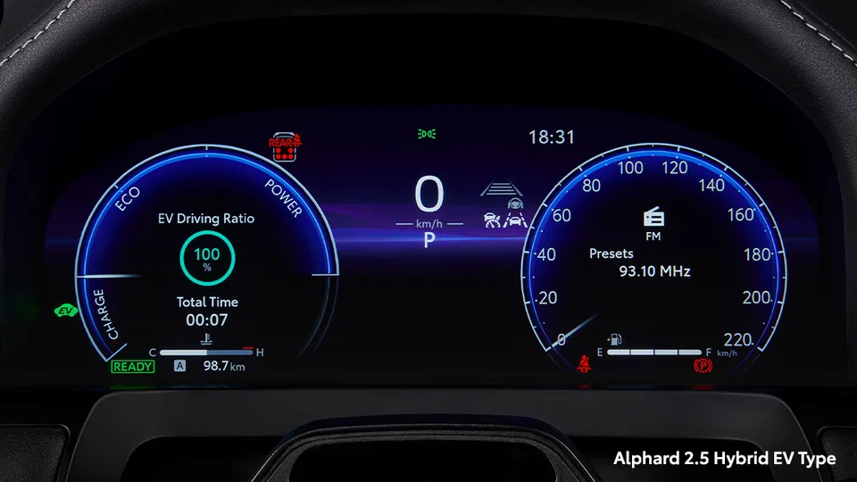 Interior Toyota Alphard: Futuristic 12.3" MID – referensi diskon alphard