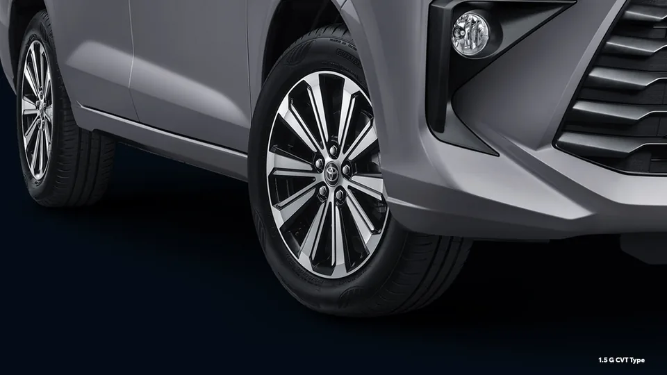 New Dashing Two Tone 16" Alloy Wheel (1.5 G Type) pada Toyota Avanza, bagian dari ulasan kredit avanza