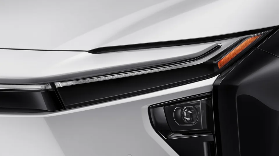 Foto detail bodi Toyota bZ4X: New Headlight (Split-Type) (review bz4x)
