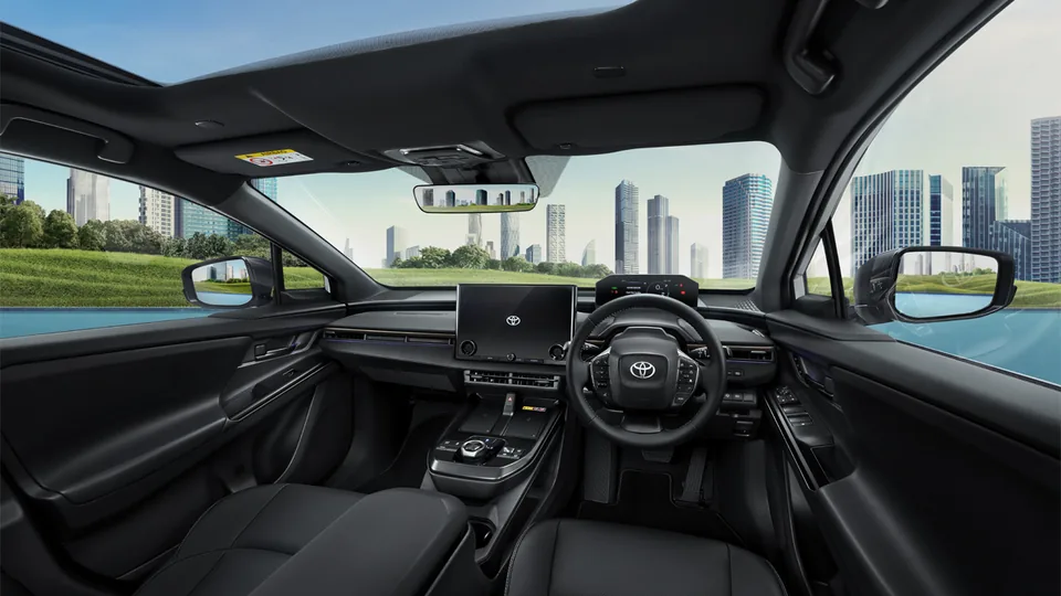 Kabin Toyota bZ4X (New Premium Dashboard with Ambient Light) untuk pencarian review bz4x