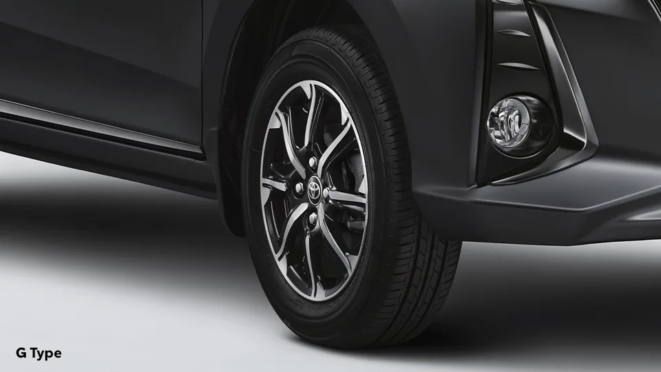 Eksterior Toyota Calya: New Alloy Wheel – referensi kredit calya