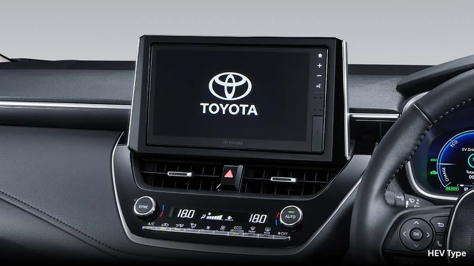 Kabin Toyota Corolla Altis (9" Audio Display with Smartphone Connectivity) untuk pencarian spek altis