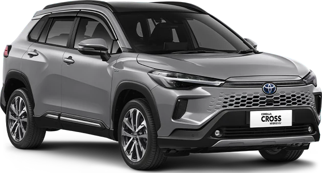 Foto Toyota Corolla Cross Metal Stream Metallic (Spot Order*) untuk membandingkan pilihan warna sebelum membeli di Samarinda (spek corolla cross)