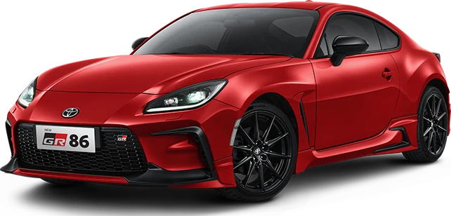 Foto Toyota GR 86 Ignition Red untuk membandingkan pilihan warna sebelum membeli di Samarinda (warna gr86)