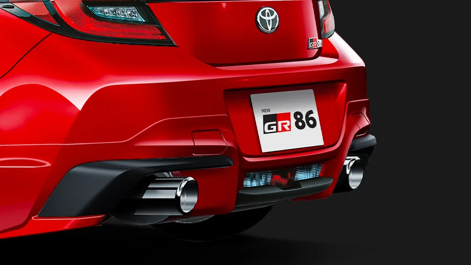 Powerful GR Rear Bumper Spoiler pada Toyota GR 86, bagian dari ulasan otr gr86