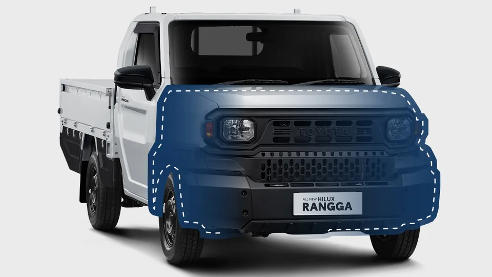 Eksterior Toyota Hilux Rangga: Aman dengan Kap Mesin – referensi warna hilux rangga
