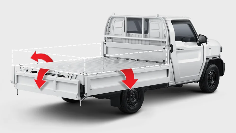 Detail eksterior Toyota Hilux Rangga (Bukaan 3 Arah (All Standard Type)) untuk pembeli di Samarinda (diskon hilux rangga)