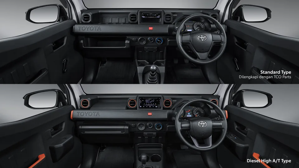 Kabin Toyota Hilux Rangga (Full Dashboard) untuk pencarian warna hilux rangga