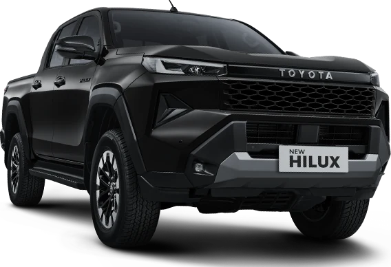 Foto Toyota Hilux Attitude Black Mica untuk membandingkan pilihan warna sebelum membeli di Samarinda (spek hilux)