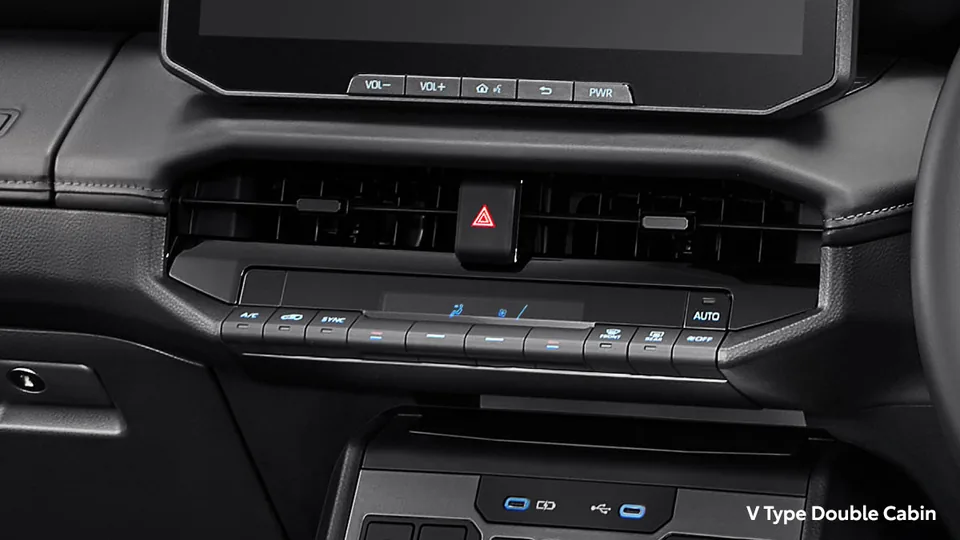 Kabin Toyota Hilux (Auto Cooler Dual Zone) untuk pencarian warna hilux