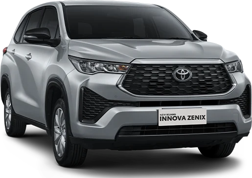 Toyota Kijang Innova Zenix warna Silver Metallic – salah satu dari 4 pilihan warna resmi (spek innova zenix)