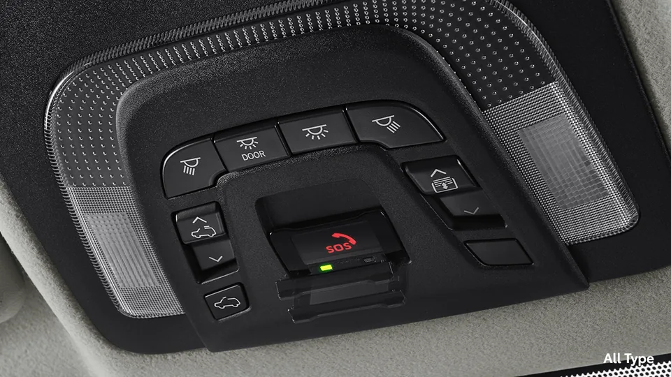 Foto interior Toyota Kijang Innova Zenix: New In-Car SOS Button (promo innova zenix)