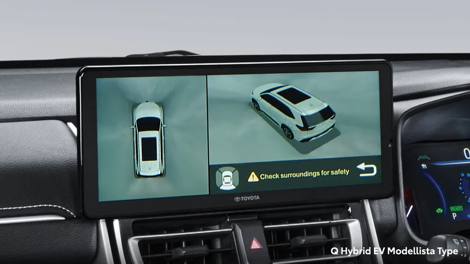 Panoramic View Monitor: fitur keselamatan Toyota Kijang Innova Zenix untuk pembeli di Samarinda (spek innova zenix)