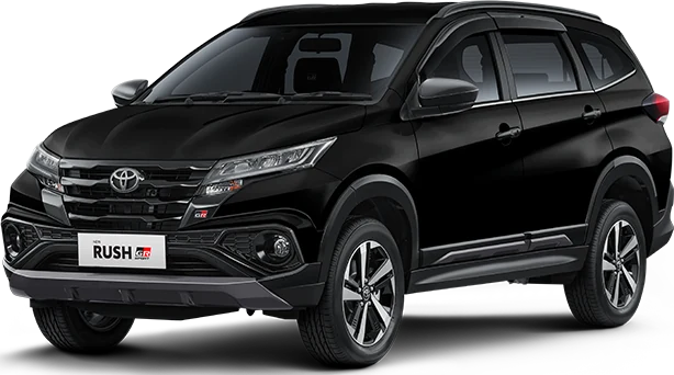 Foto Toyota Rush Black Metallic untuk membandingkan pilihan warna sebelum membeli di Samarinda (warna rush)