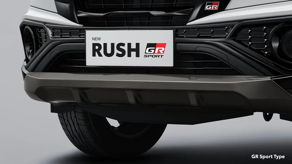 New Black Glossy Design Front Bumper Spoiler pada Toyota Rush, bagian dari ulasan promo rush