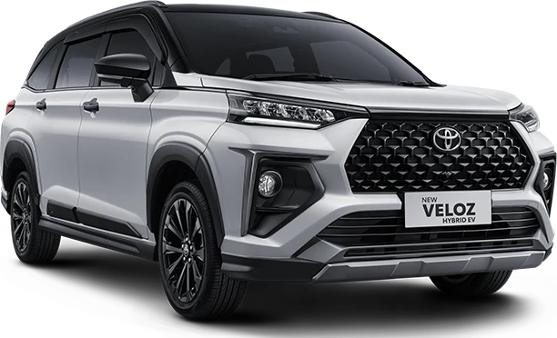 Toyota Veloz pilihan warna Platinum White Pearl/Black dengan harga mulai Rp 311.500.000 di Samarinda – dp veloz