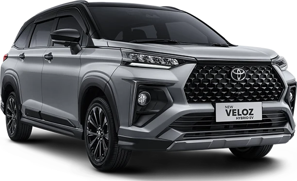 Toyota Veloz Silver Metallic/Black: tampilan warna resmi, harga mulai Rp 311.500.000 OTR (dp veloz)