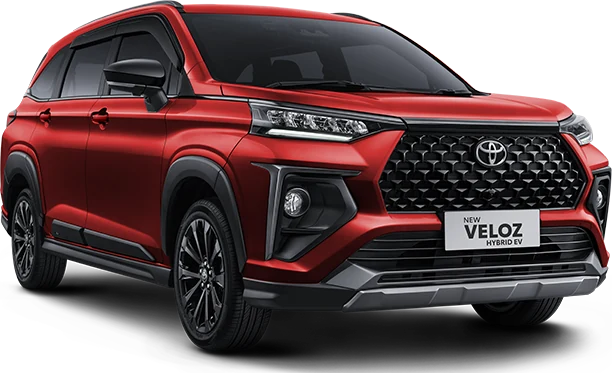 Toyota Veloz warna Dark Red Mica – salah satu dari 7 pilihan warna resmi (dp veloz)