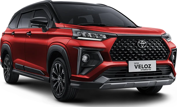 Foto Toyota Veloz Dark Red Mica / Black untuk membandingkan pilihan warna sebelum membeli di Samarinda (dp veloz)