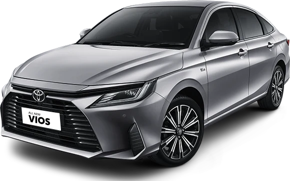 Tampak unit Toyota Vios warna Metal Stream ME (Spot Order*), 1 varian tersedia, referensi dp vios