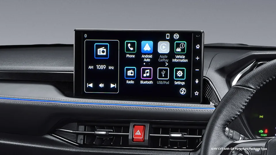 Kabin Toyota Yaris Cross (Marvelous 10.1" Display Audio with Wireless Smartphone Connectivity (All S Type)) untuk pencarian kelebihan yaris cross