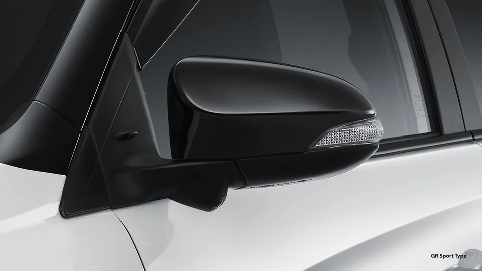 Black Outer Mirror Design pada Toyota Yaris, bagian dari ulasan angsuran yaris